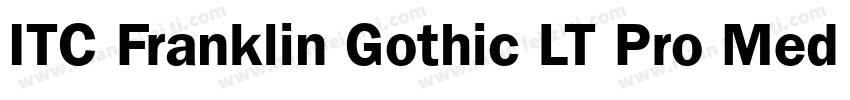 ITC Franklin Gothic LT Pro Medium字体转换